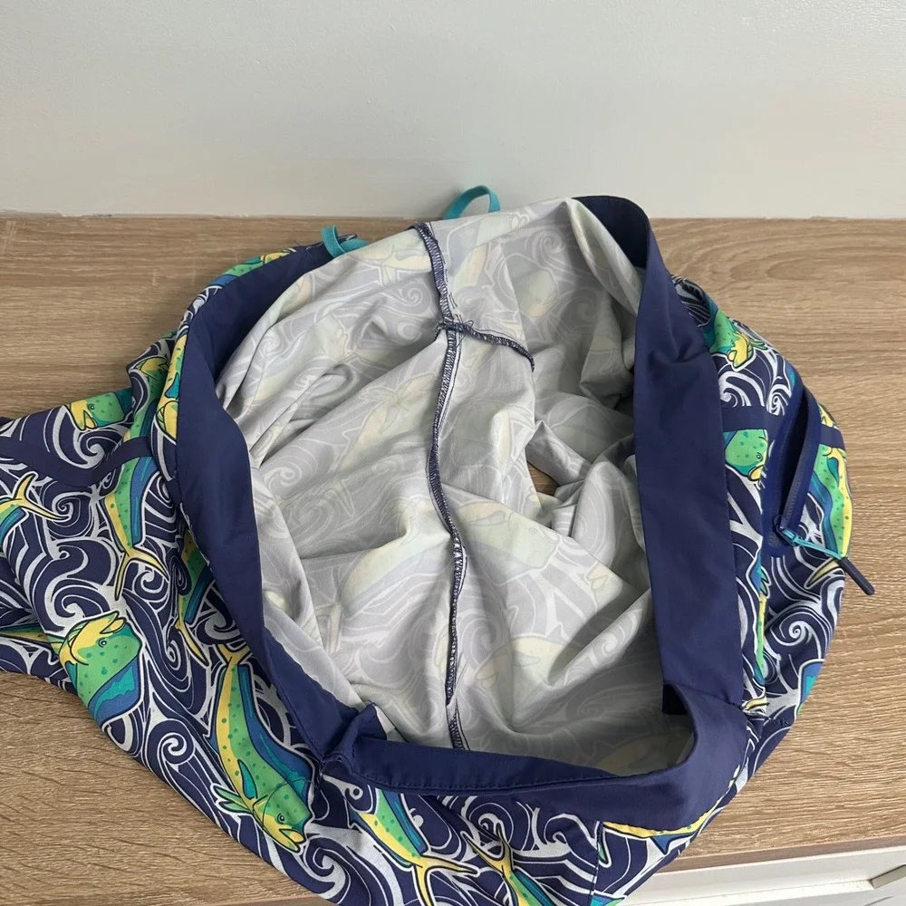 Vineyard Vines Mens 38 Board Shorts Dolphin Fish Performance Swim Trunks Pockets